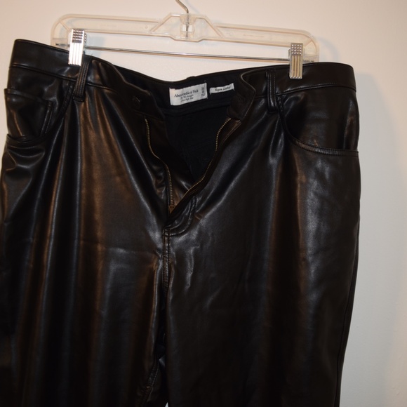 Abercrombie & Fitch Leather Pants - Picture 2 of 11
